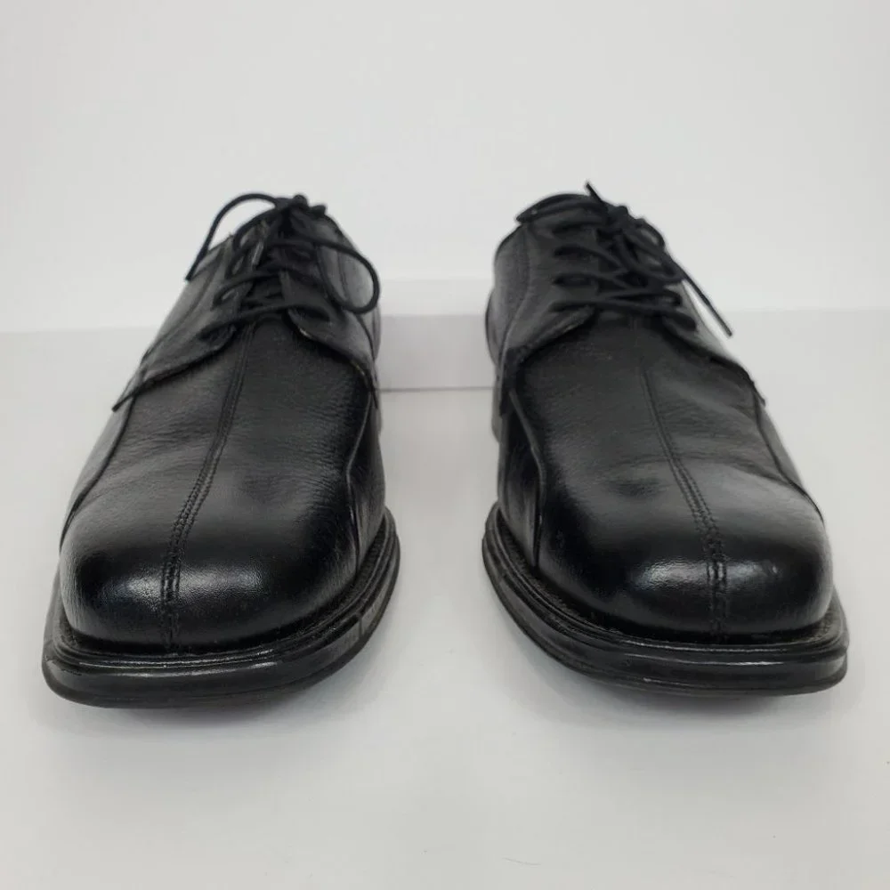 Belvedere Black Bay Ridge Leather Men's Dress Shoe Size 10EEE